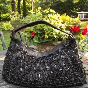 BCBGeneration black purse with sequins